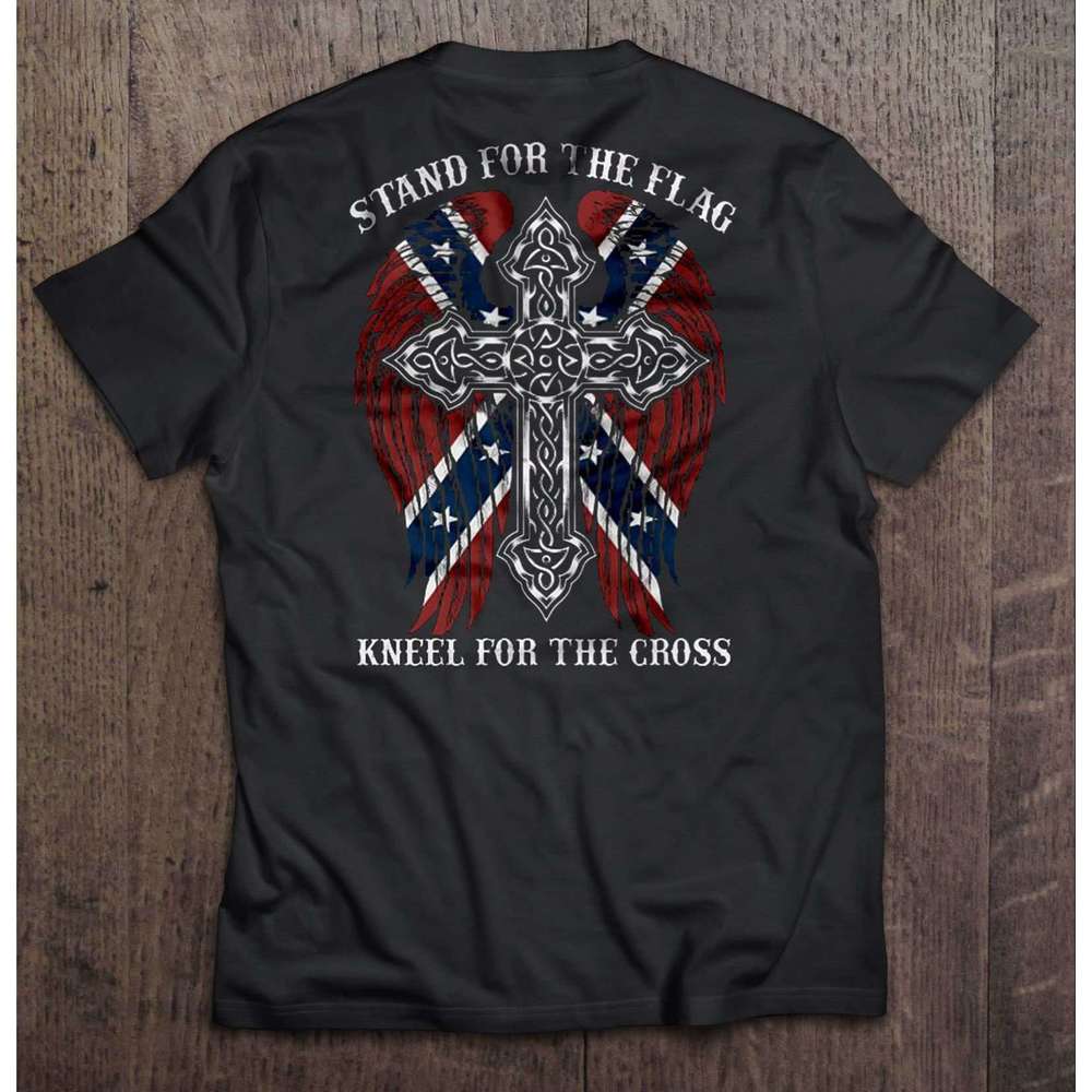 Kneel For The Cross T Shirt Confederate States Of America